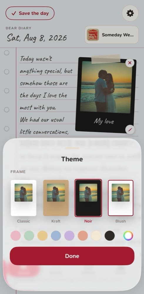 Return to your story gently